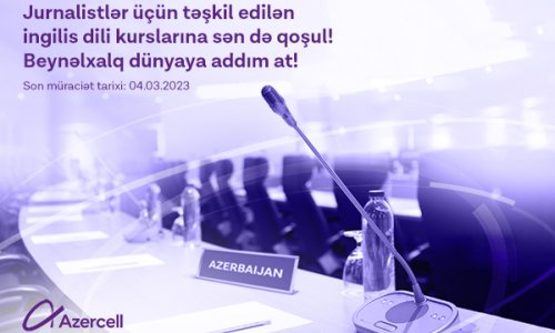 Azercell invites journalists to the next session of English language courses