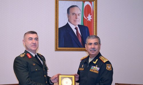 Azerbaijani Defense Minister meets with NATO representative