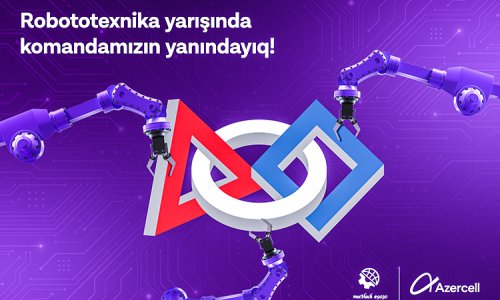 Azerbaijani team is being represented at robotics competitions in the USA with the support of Azercell