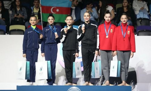 Азербайджанские гимнастки завоевали медали на международном турнире