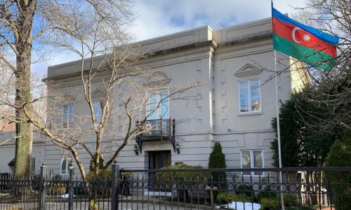 Ambassador Ibrahim says Armenians protest outside Azerbaijani Embassy
