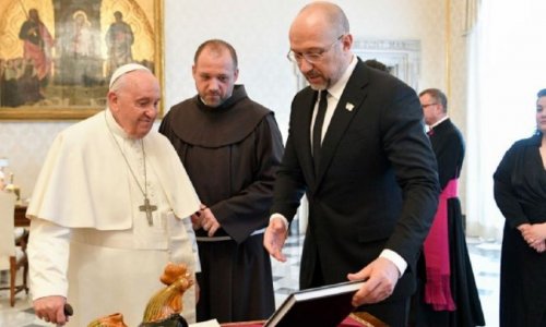 Ukrainian PM meets Pope in Vatican