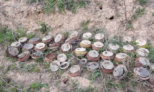 Number of mines found in liberated areas announced