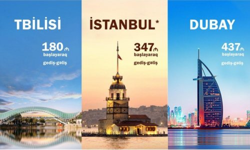 AZAL launches discount campaign for flights to Tbilisi, Istanbul, Dubai