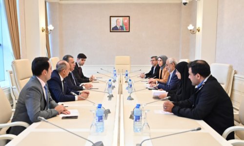 Azərbaycan və İran parlamentlərinin deputatları görüşüb