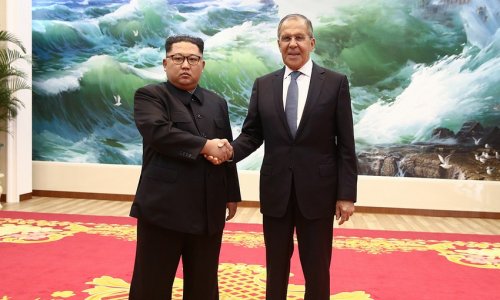 Russian FM meets Kim Jong-un in Pyongyang