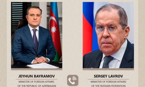 Ceyhun Bayramovla Sergey Lavrov Tehran görüşünün nəticələrini müzakirə ediblər - Yenilənib