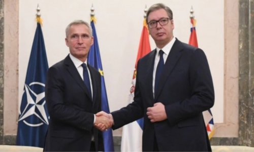 Stoltenberg, Vucic discuss possible resumption of NATO-Serbia military exercises