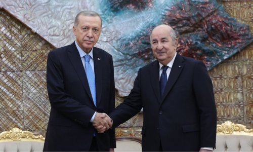 Erdogan meets with President of Algeria