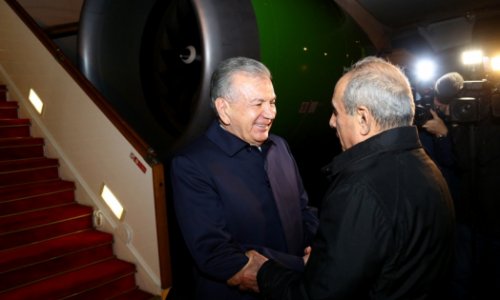 Президент Узбекистана в Баку