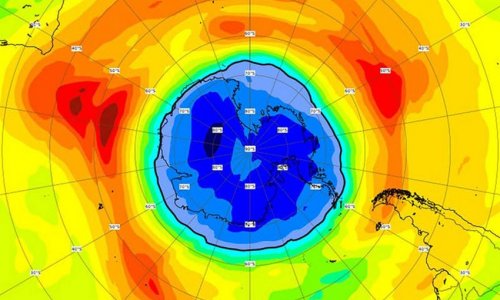 Ученые выяснили, что озоновая дыра над Антарктикой продолжает углубляться