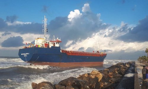 5th cargo ship runs aground in Türkiye fue to bad weather