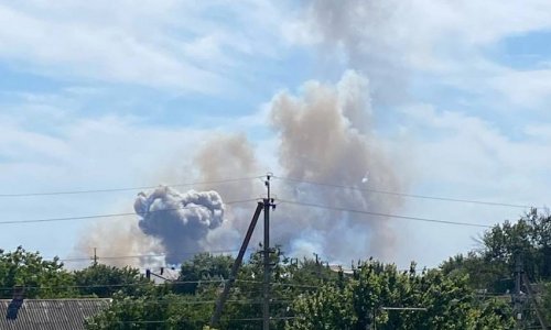 Explosions rock in north of Crimea near key airbase