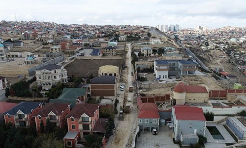 Bu ərazidə içməli və tullantı su şəbəkələri yaradılır
