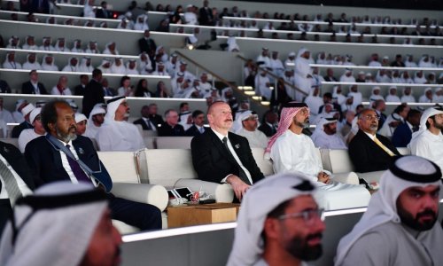 Президент Ильхам Алиев принял участие в мероприятии по случаю Национального дня ОАЭ в Дубае