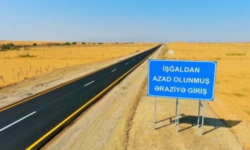 İşğaldan azad edilmiş ərazilərdə 186 km yol bərpa edilib və yaxud yenidən qurulub- AAYDA