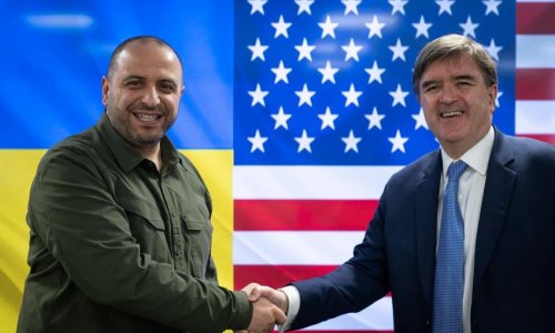 Ukrainian defense minister meets with and US assistant secretary of state