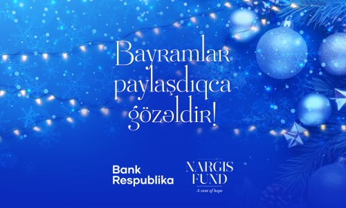 “Nargis” Fondu və “Bank Respublika” ənənəvi xeyriyyə aksiyası həyata keçirib