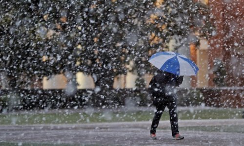 Strong wind, sleet expected tomorrow