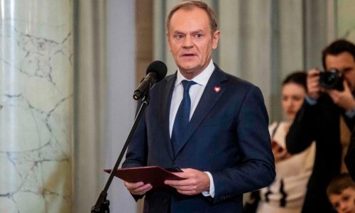 Poland's Tusk arrives in Ukrainian capital Kyiv