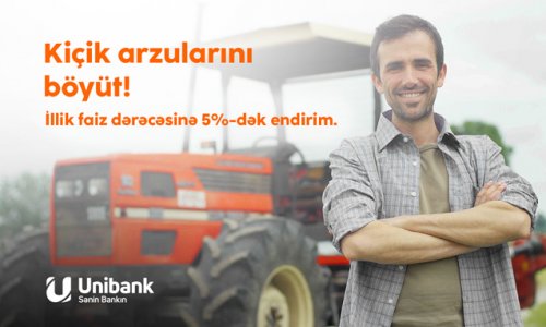 Unibankın biznes sahibləri üçün endirimli kampaniyası davam edir