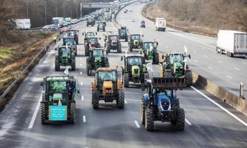 Protesting farmers flock to Brussels before EU summit