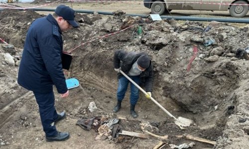 В массовом захоронении в Ходжалы найдены останки еще троих человек