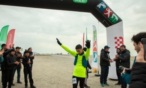 Xankəndi – Bakı ultra marafonunun 3-cü mərhələsi Hacıqabulda başa çatıb