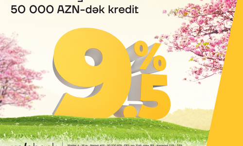 Yelo Bank ilə xəyallarını bu bahar gerçəkləşdir!