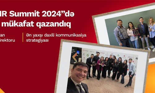 Kapital Bank “Dünya İnsan Resursları Sammiti 2024”də 2 mükafata layiq görüldü