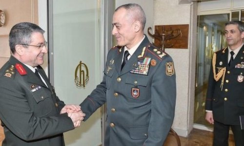 Хикмет Мирзоев встретился с командующим Сухопутными войсками Турции