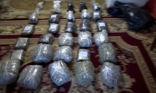 У наркокурьера в Азербайджане изъято 50 кг наркотиков