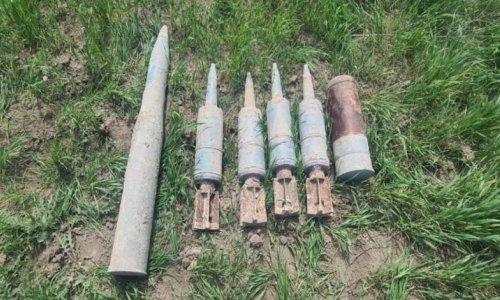 В Губадлы обнаружены артиллерийские снаряды