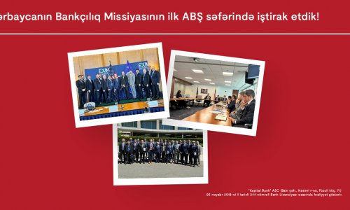 Kapital Bank принял участие в первой деловой поездке банковской миссии Азербайджана в США