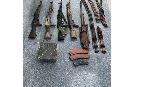 В Зангилане обнаружены оружие и боеприпасы