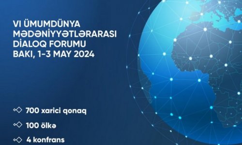 VI Всемирный форум межкультурного диалога в Баку посетят 700 гостей