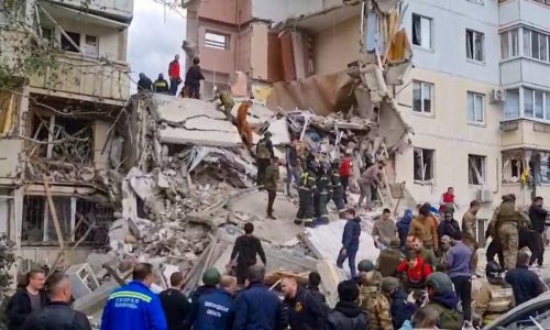 Death toll in partially collapsed apartment building in Russia's Belgorod climbs to 19