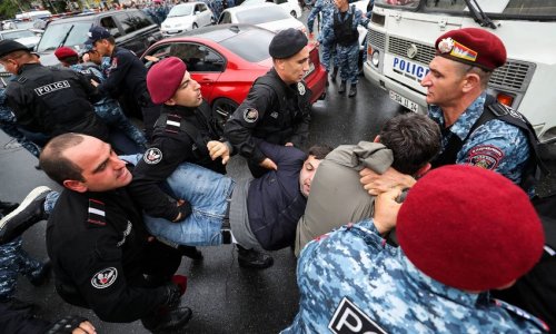 Yerevan police detain 38 opposition activists