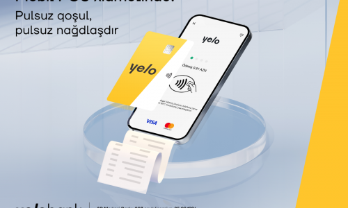 Yelo Bank biznes sahibləri üçün Mobil POS xidmətini təqdim edir