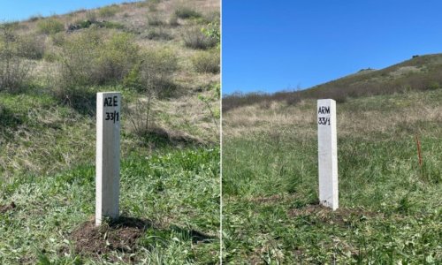 New pillars to be installed on Azerbaijan-Armenia border