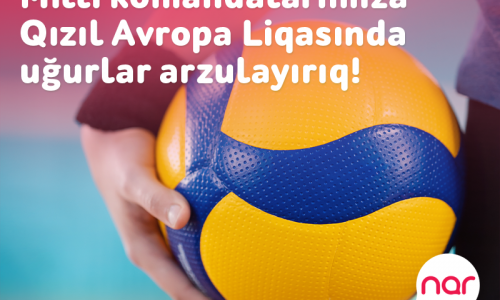 Nar wishes good luck to our national volleyball teams in Golden European League!