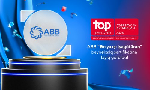 ABB “Ən yaxşı işəgötürən” beynəlxalq sertifikatına layiq görüldü!