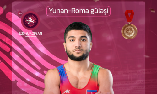 Азербайджанский борец завоевал бронзу на чемпионате Европы в Сербии