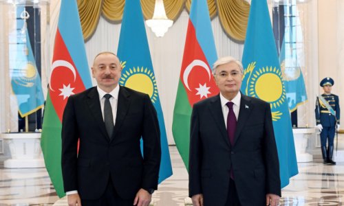 Astanada Azərbaycan və Qazaxıstan prezidentlərinin görüşü keçirilib - Yenilənib