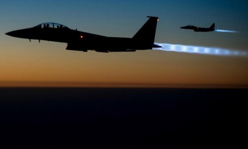 IDF fighter intercepts air target near Israel's southern border