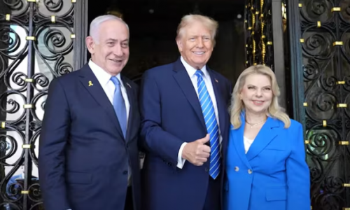 Tramp Netanyahu ilə görüşüb - Video