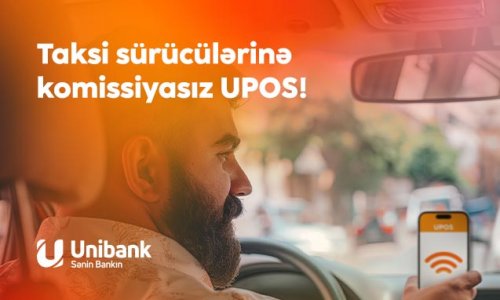 Unibankın taksi sürücüləri üçün kampaniyası davam edir