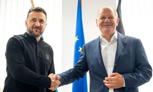 Scholz meets Zelenskyy in Frankfurt