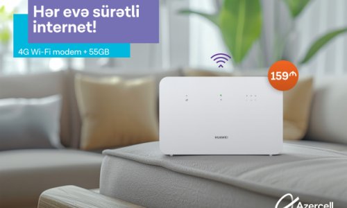 Azercell introduces a new Wi-Fi modem