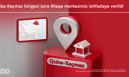 Kapital Bank-ın Quba-Xaçmaz bölgəsi üzrə Əlaqə mərkəzi istifadəyə verildi